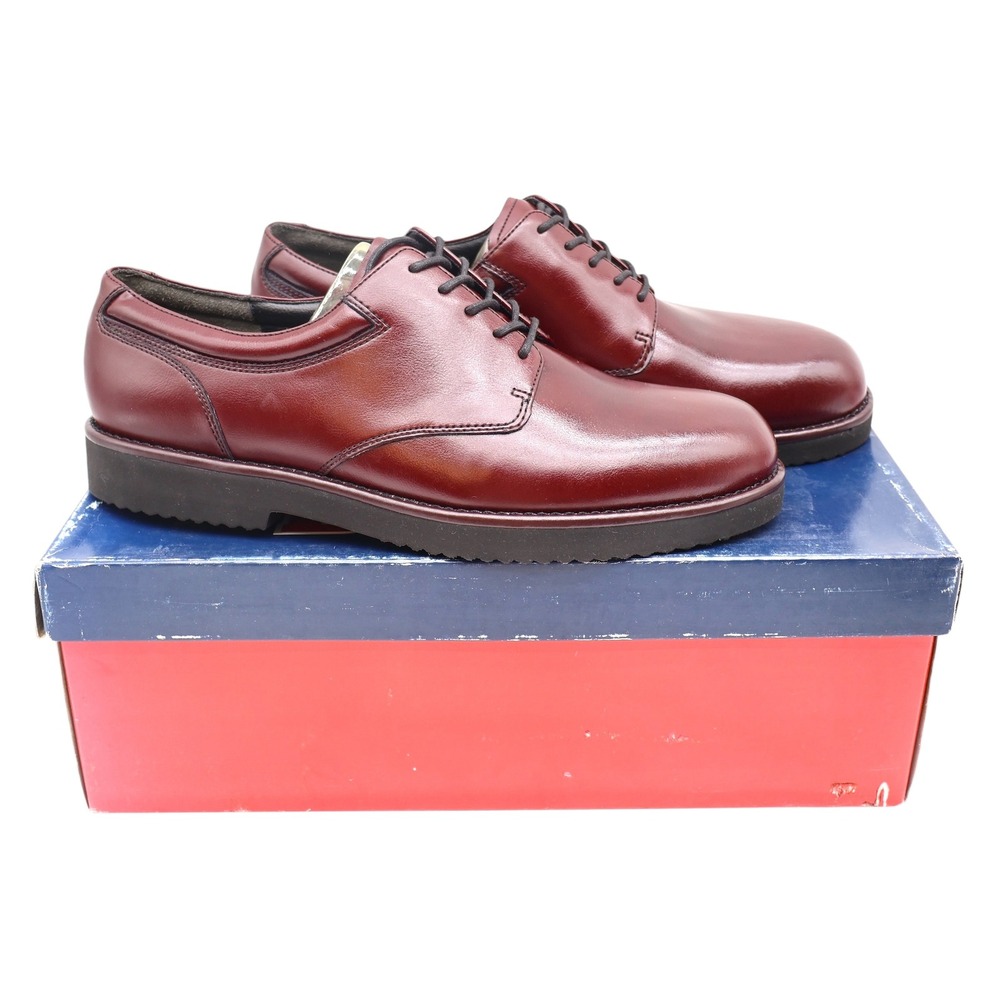 Dexter Hamilton Dress Casuals Mens 10 M Burgundy Polished Leather Oxfords